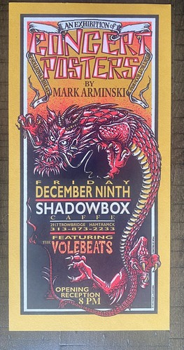 Mark arminski concert - mark, handbill