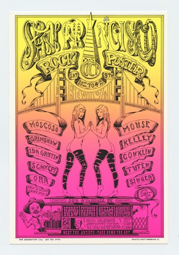 Rock poster show - rock, handbill